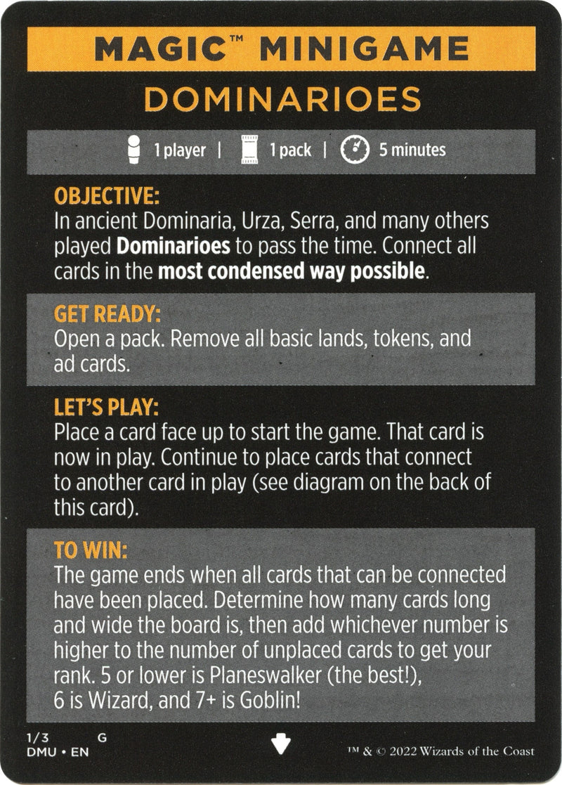 Magic Minigame Dominarioes (1) [DMU]