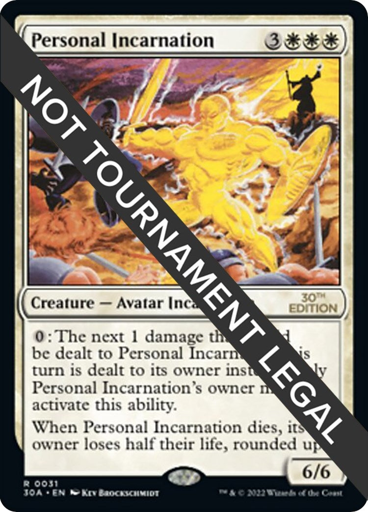 Personal Incarnation (31) [30A]