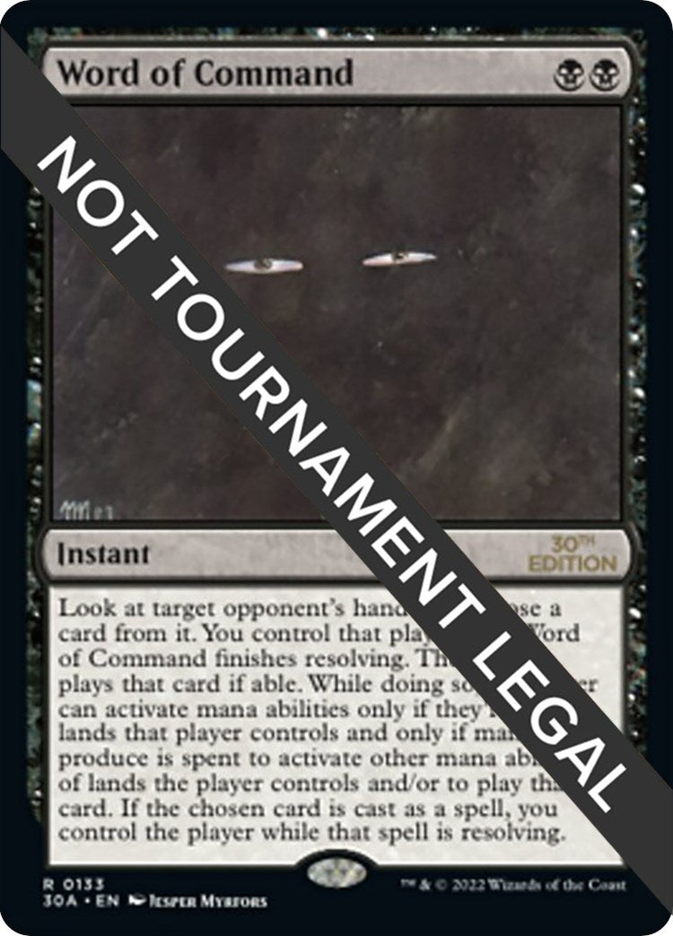 Word of Command (133) [30A]