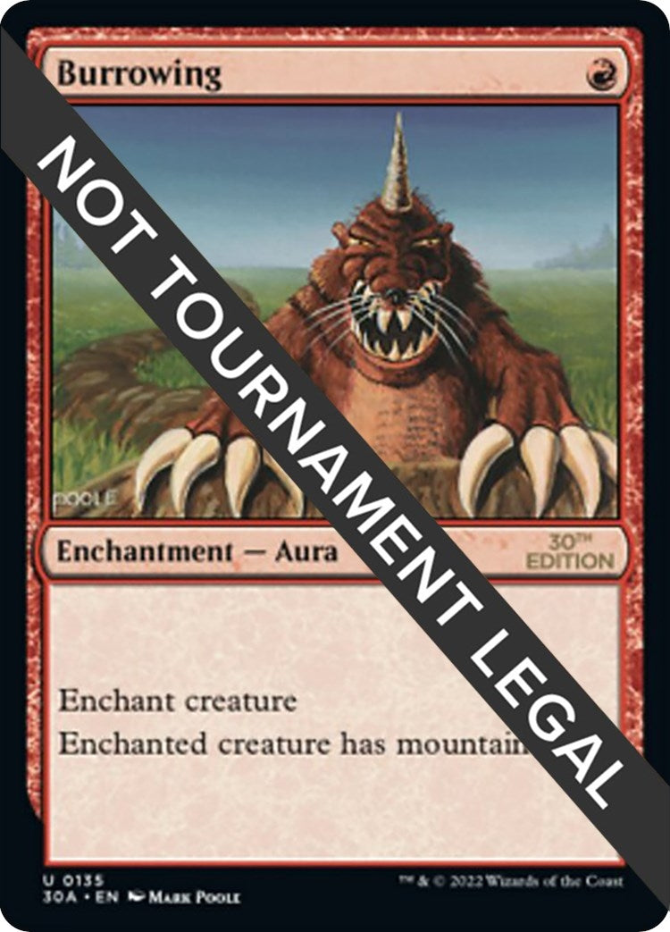 Burrowing (135) [30A]