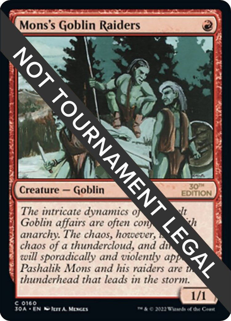 Mons's Goblin Raiders [30th Anniversary Edition]