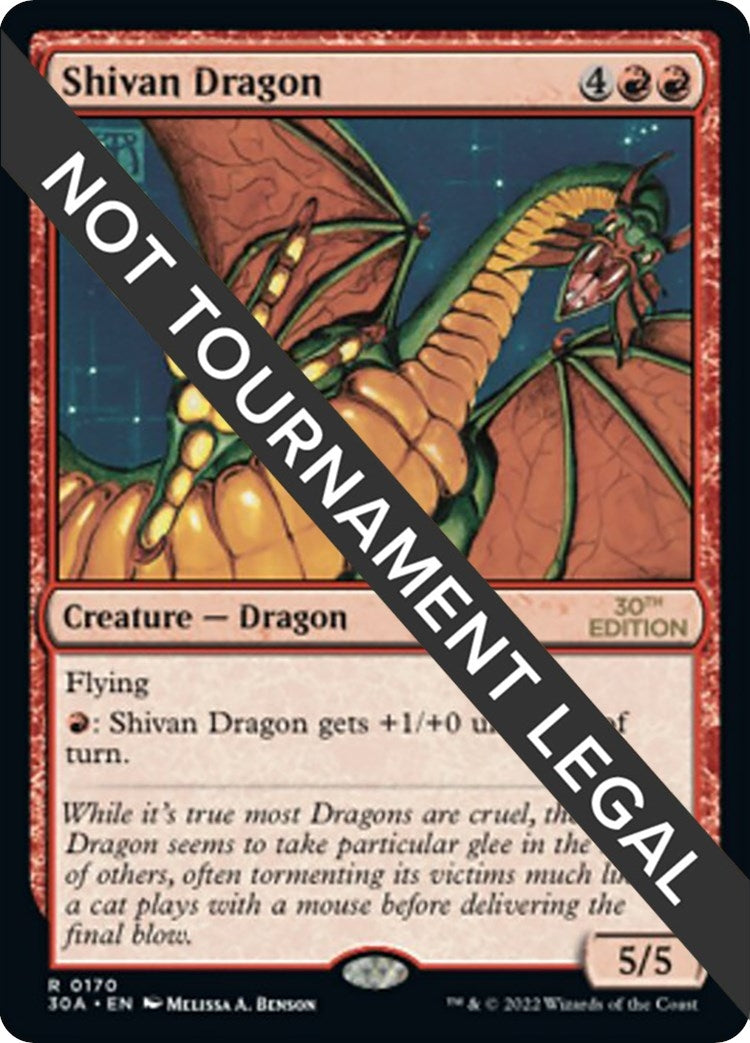 Shivan Dragon (170) [30A]