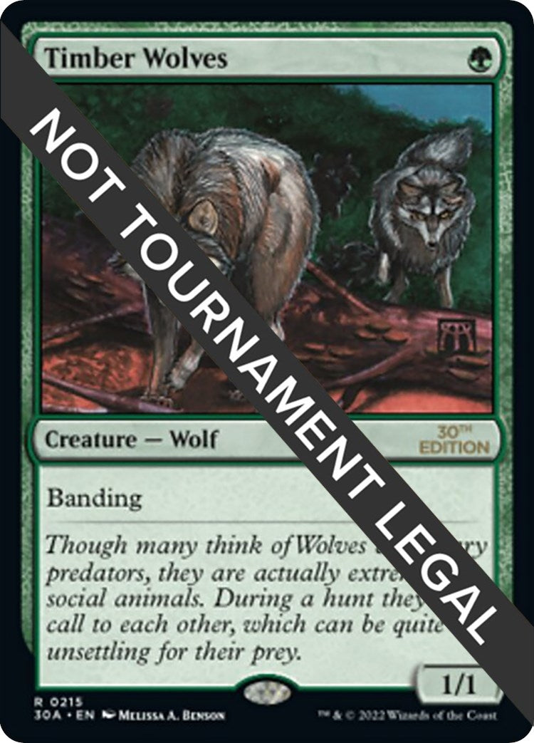 Timber Wolves (215) [30A]