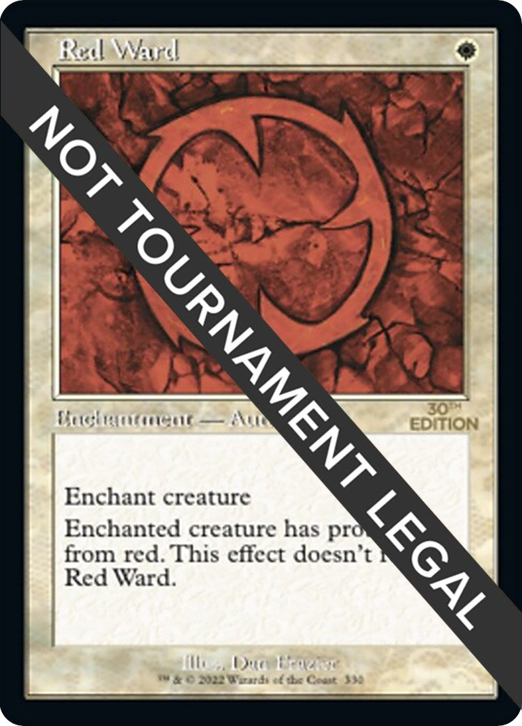 Red Ward Retro Frame (330) [30A]