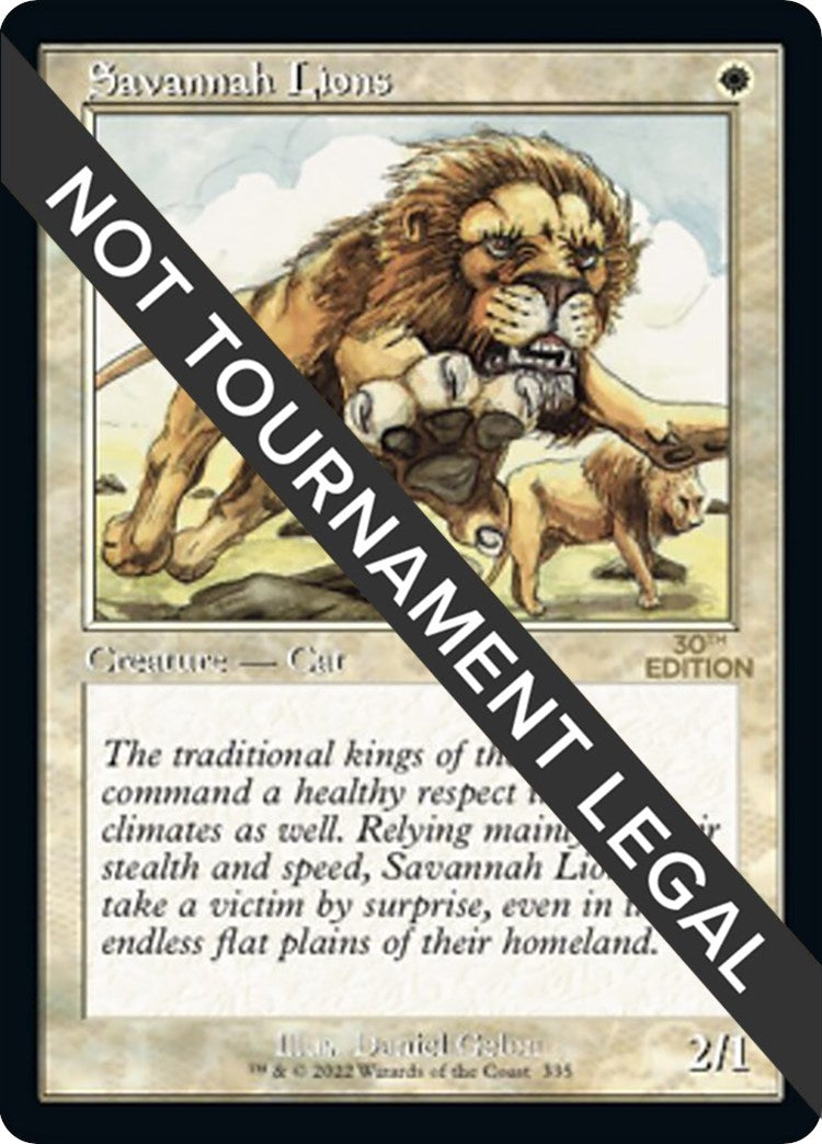Savannah Lions Retro Frame (335) [30A]