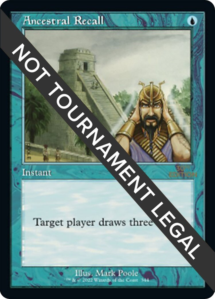 Ancestral Recall Retro Frame (344) [30A]
