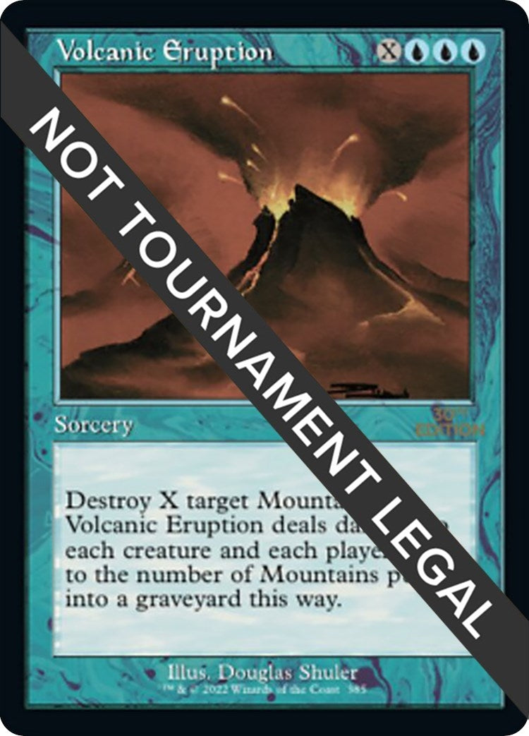Volcanic Eruption Retro Frame (385) [30A]