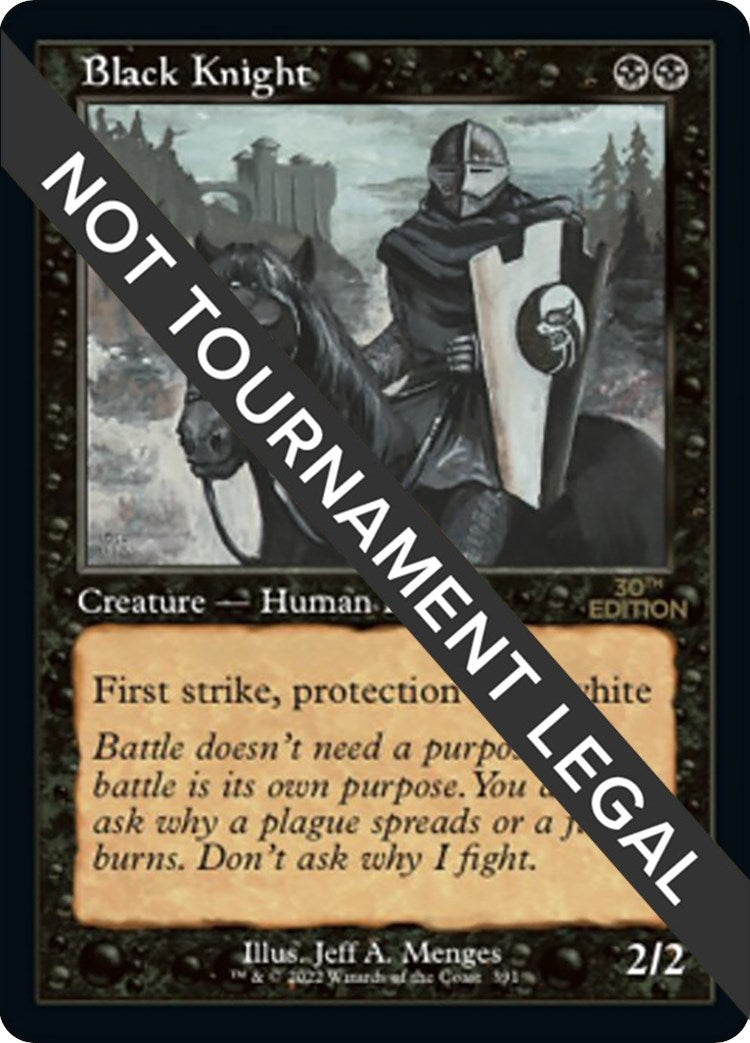 Black Knight Retro Frame (391) [30A]