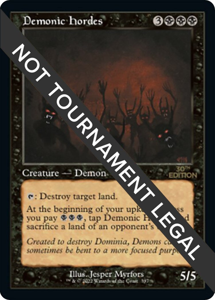 Demonic Hordes Retro Frame (397) [30A]