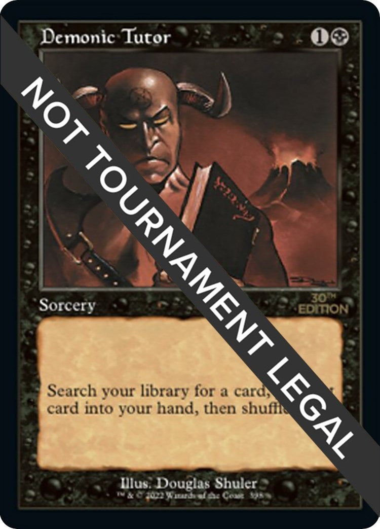 Demonic Tutor Retro Frame (398) [30A]