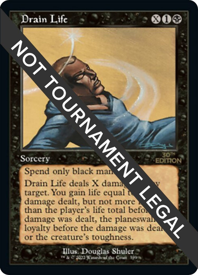 Drain Life Retro Frame (399) [30A]