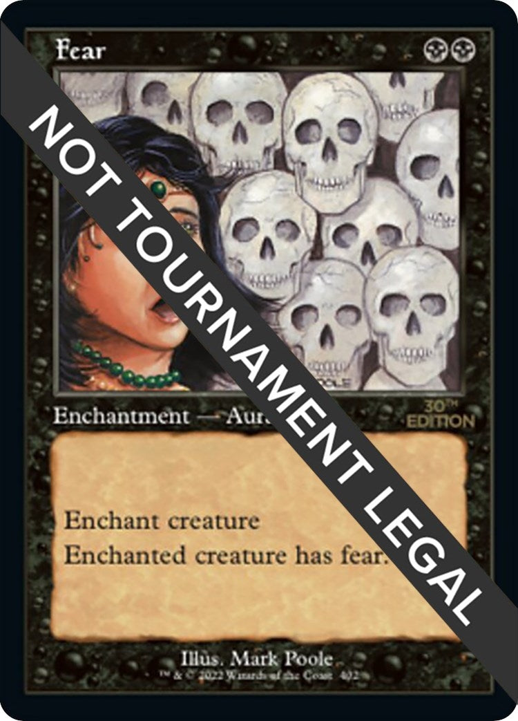 Fear Retro Frame (402) [30A]