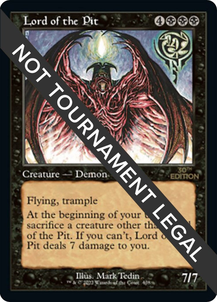 Lord of the Pit Retro Frame (408) [30A]