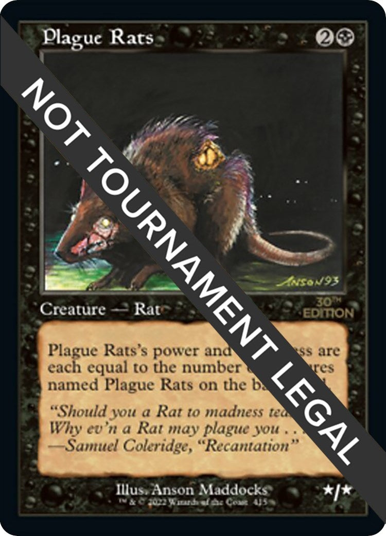 Plague Rats Retro Frame (415) [30A]
