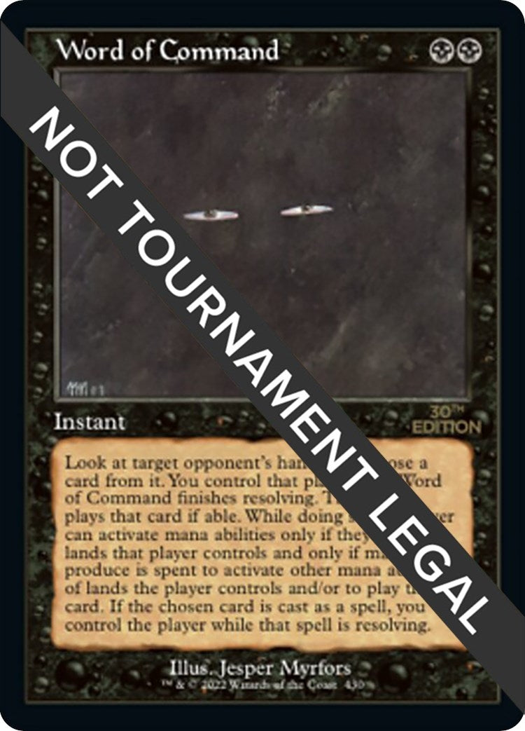 Word of Command Retro Frame (430) [30A]