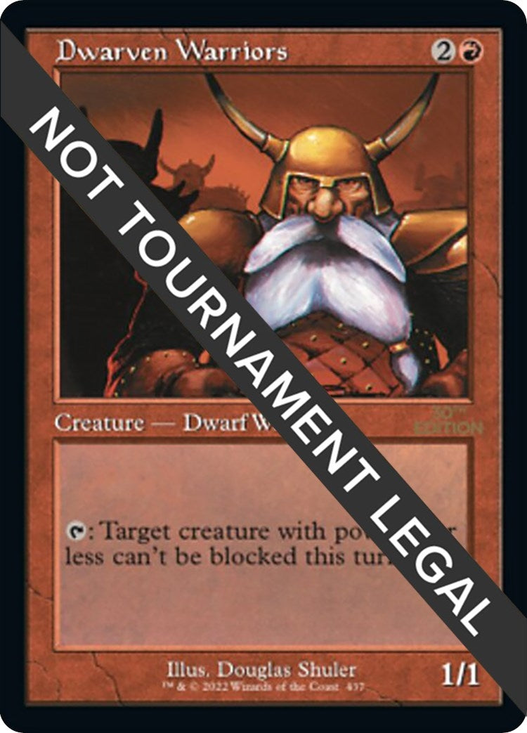 Dwarven Warriors Retro Frame (437) [30A]