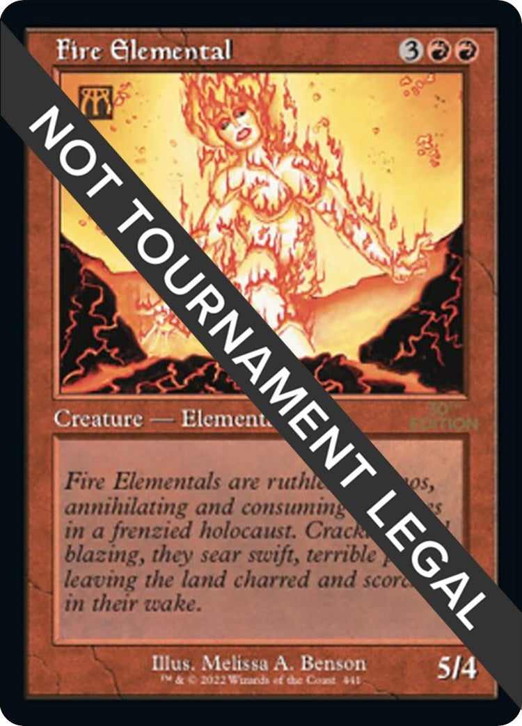 Fire Elemental Retro Frame (441) [30A]