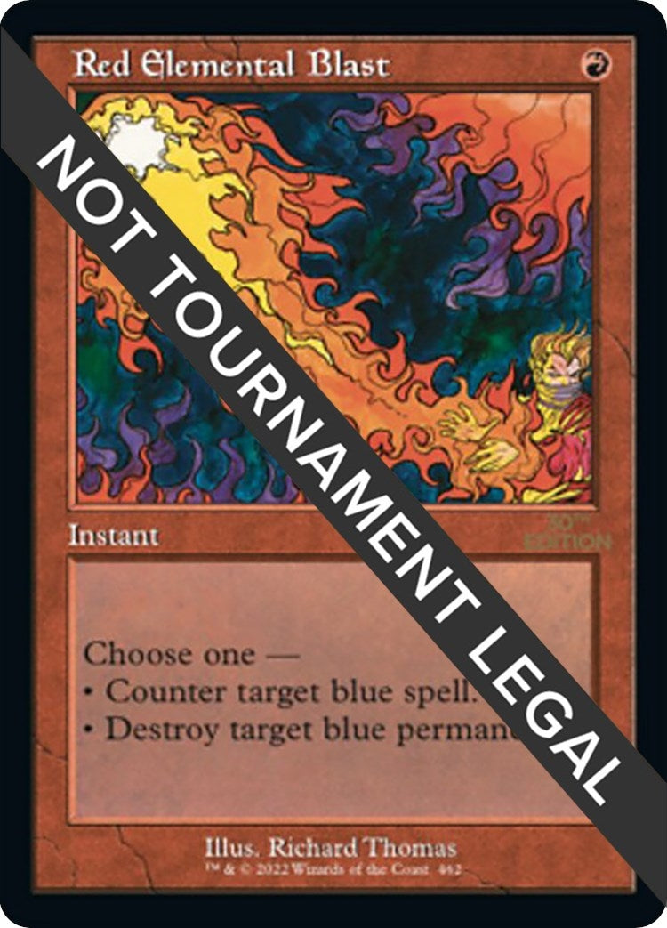 Red Elemental Blast Retro Frame (462) [30A]