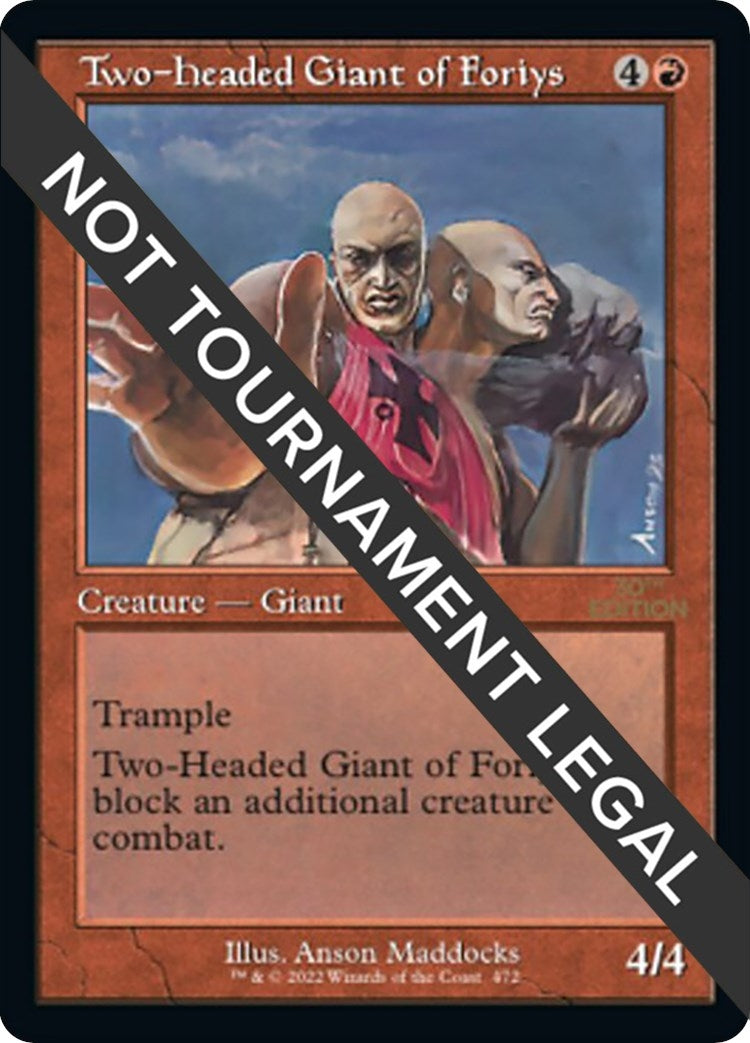 Two Headed Giant of Foriys Retro Frame (472) [30A]