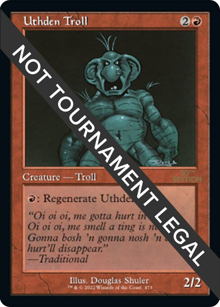 Uthden Troll Retro Frame (473) [30A]
