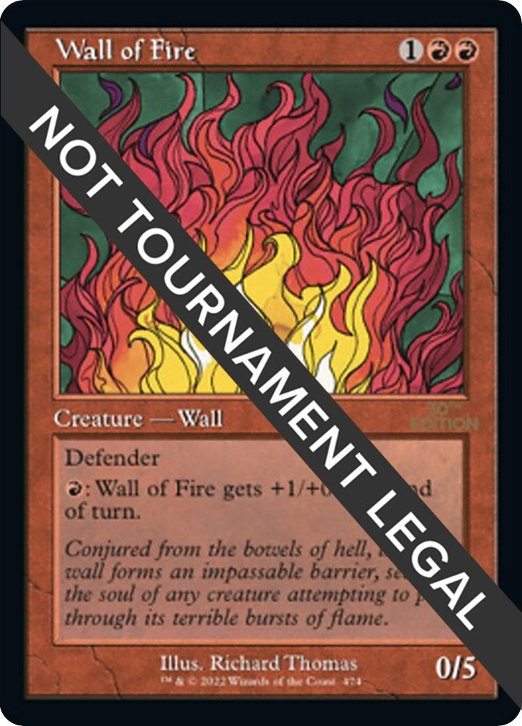 Wall of Fire Retro Frame (474) [30A]