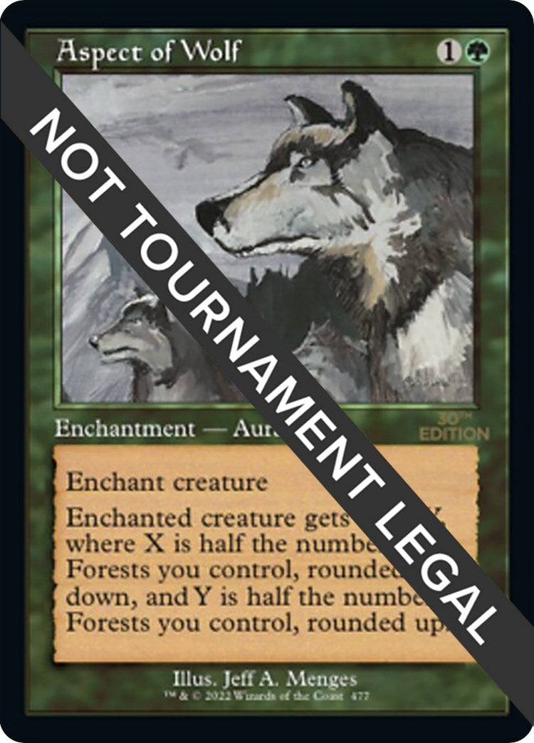 Aspect of Wolf Retro Frame (477) [30A]