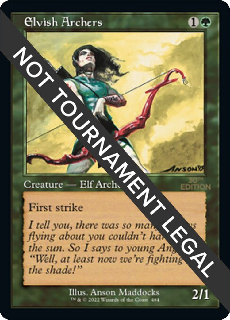 Elvish Archers Retro Frame (484) [30A]