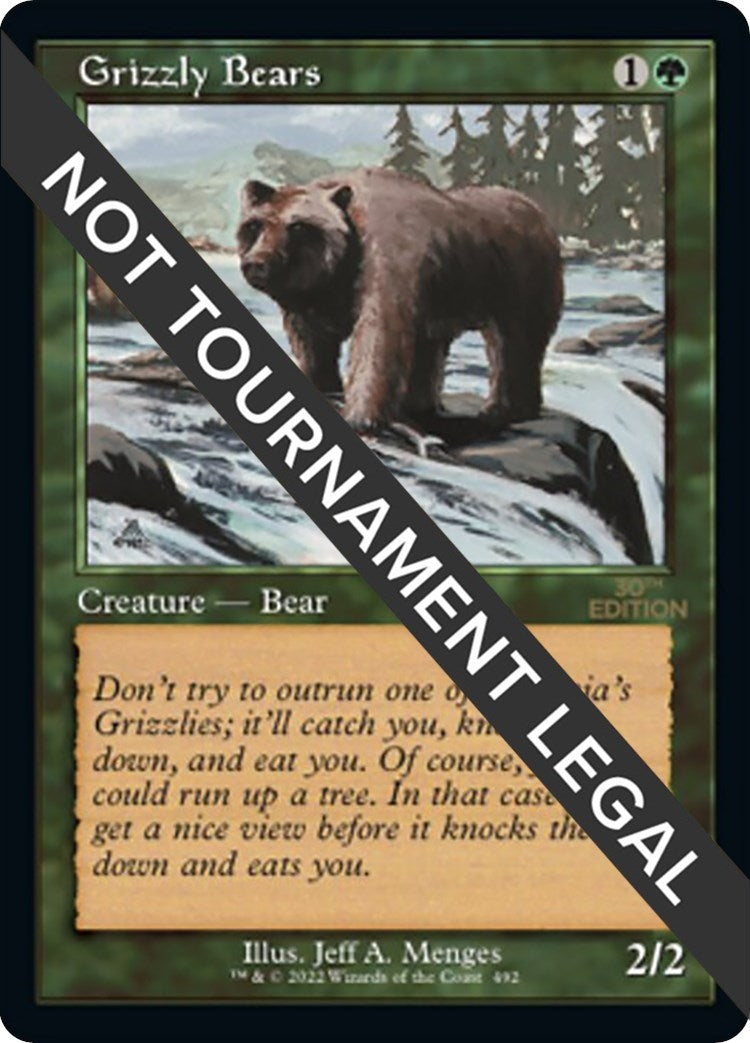 Grizzly Bears Retro Frame (492) [30A]