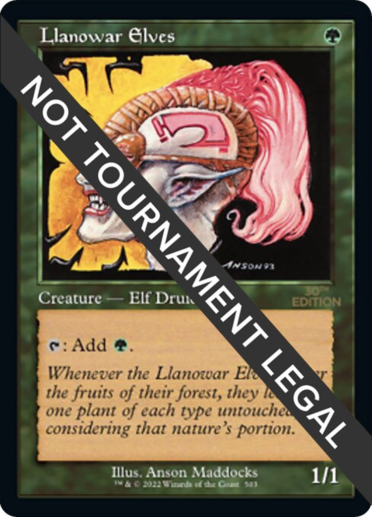 Llanowar Elves Retro Frame (503) [30A]