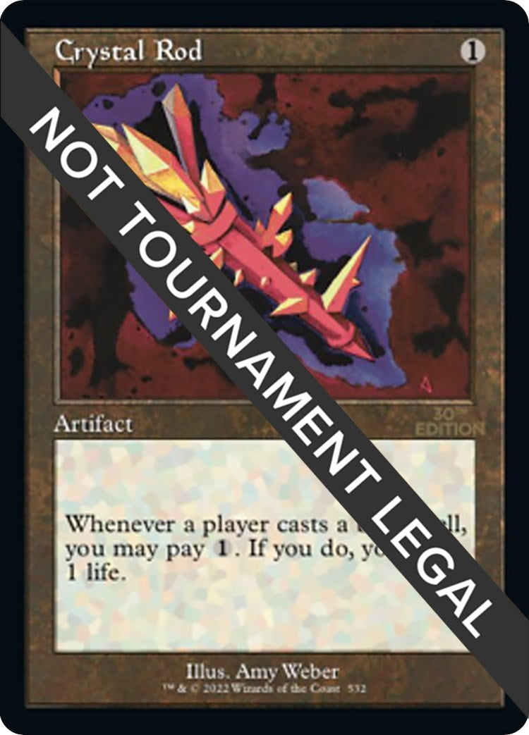 Crystal Rod Retro Frame (532) [30A]