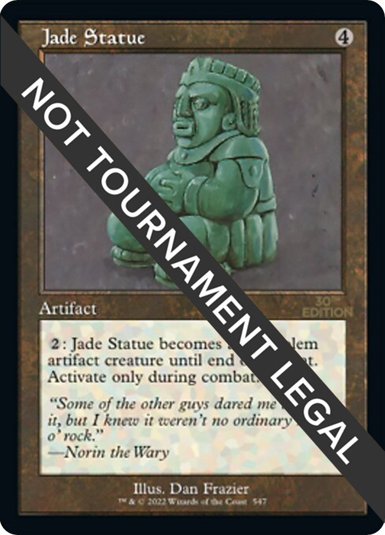 Jade Statue Retro Frame (547) [30A]