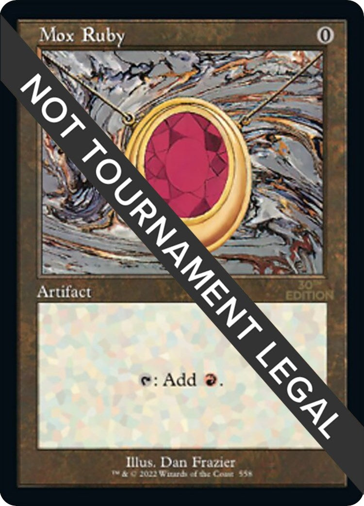Mox Ruby Retro Frame (558) [30A]