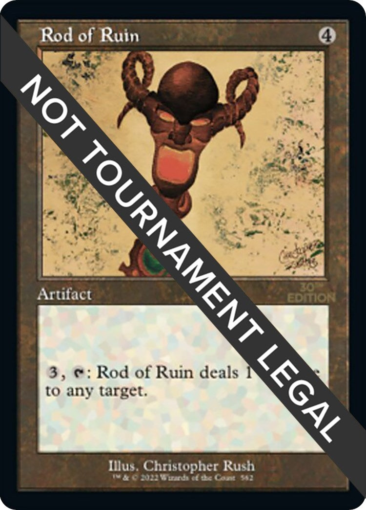 Rod of Ruin Retro Frame (562) [30A]