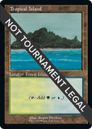 Tropical Island Retro Frame (576) [30A]