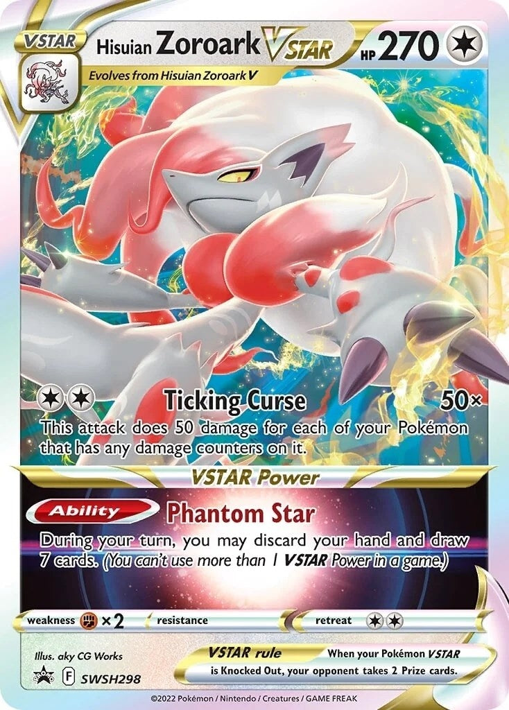 Hisuian Zoroark VSTAR SWSH298 (SWSH298) [SWSD]