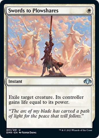 Swords to Plowshares [Dominaria Remastered]