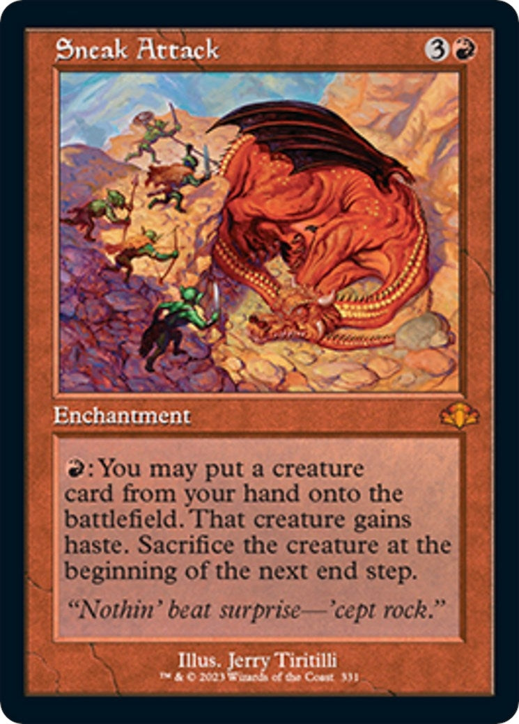 Sneak Attack Retro Frame (331) [DMR]
