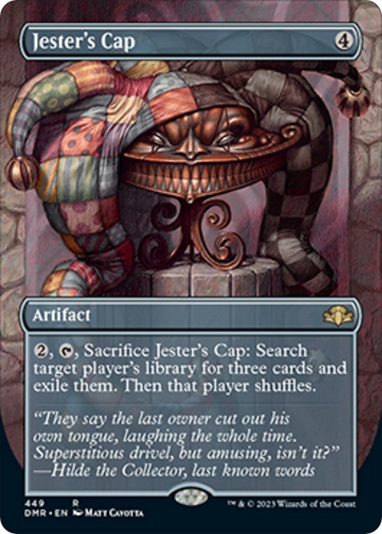 Jester's Cap (Borderless Alternate Art) [Dominaria Remastered]
