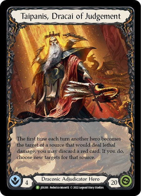 Image for Taipanis, Dracai of Judgement - JDG001 [Flesh and Blood: Promo Cards]