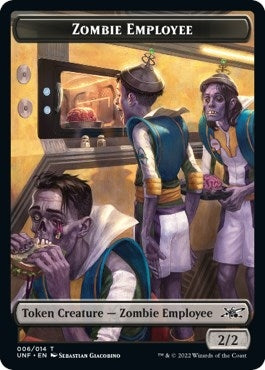 Zombie Employee Treasure 013 Double sided Token [UNF]