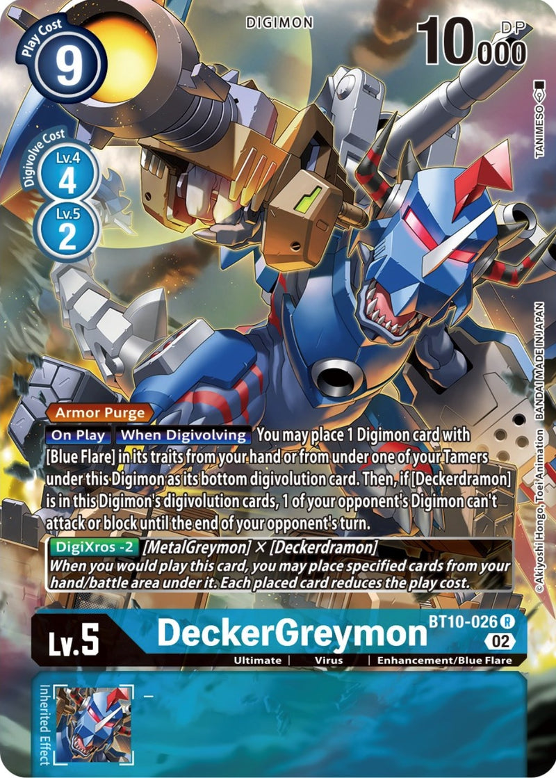 Image for DeckerGreymon (Alternate Art) [Xros Encounter]