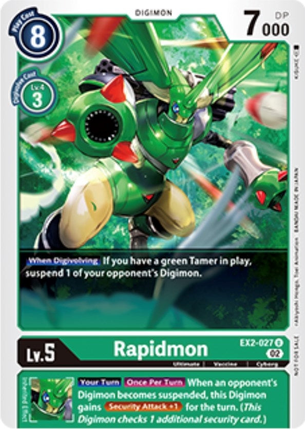 Image for Rapidmon - EX2-027 (Tamer Party Vol. 6 Promo) [Digital Hazard]
