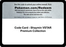Code Card Shaymin VSTAR Premium Collection [MCAP]