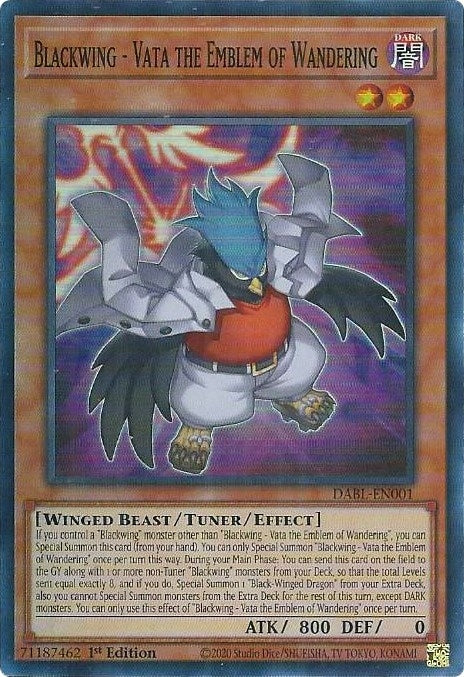 Blackwing Vata the Emblem of Wandering (DABL-EN001) [DABL]