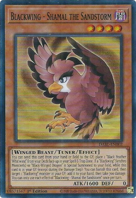 Blackwing Shamal the Sandstorm (DABL-EN002) [DABL]