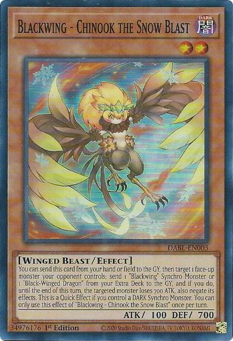 Blackwing Chinook the Snow Blast (DABL-EN003) [DABL]