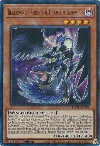 Blackwing Sudri the Phantom Glimmer (DABL-EN004) [DABL]