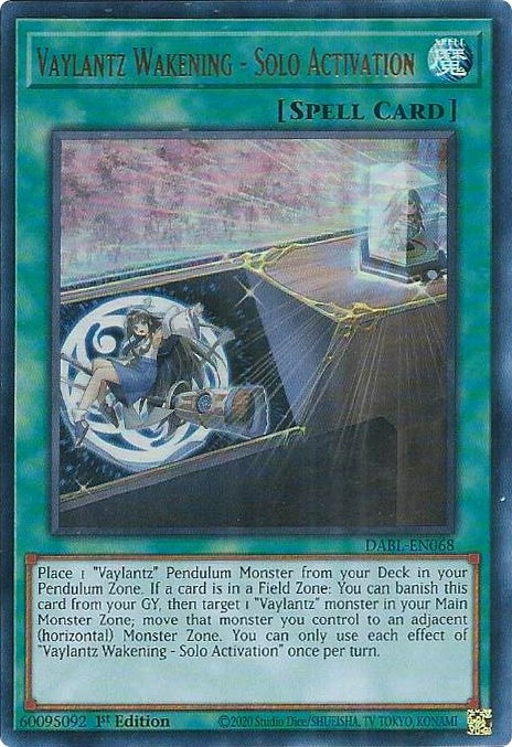 Vaylantz Wakening Solo Activation (DABL-EN068) [DABL]
