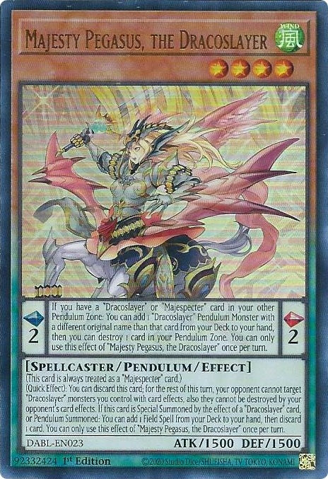 Majesty Pegasus the Dracoslayer (DABL-EN023) [DABL]