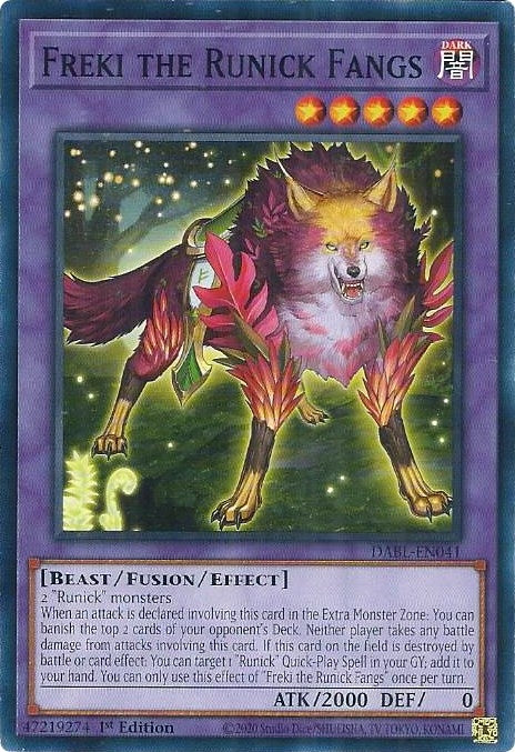 Freki the Runick Fangs (DABL-EN041) [DABL]